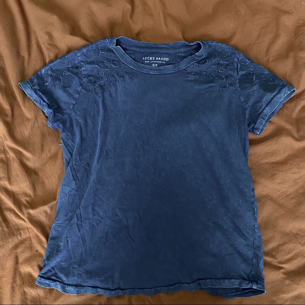 Embroidered Blue Shirt